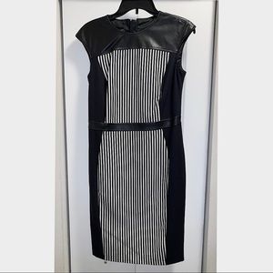 Basler Faux Leather Dress - Size 4 (36 Euro)